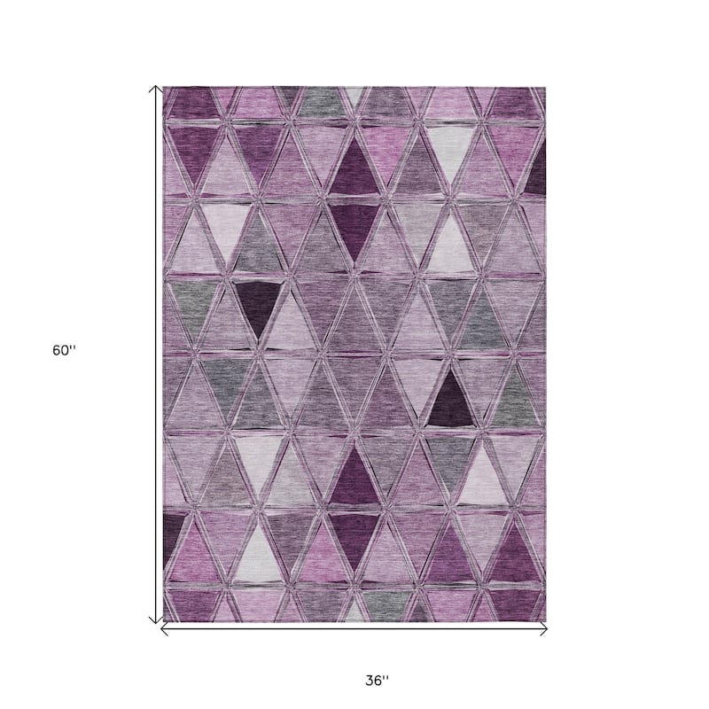 HomeRoots Geometric Transitional Rectangle Outdoor Rug