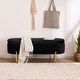 preview thumbnail 57 of 120, Velvet Storage Bench for Bedroom