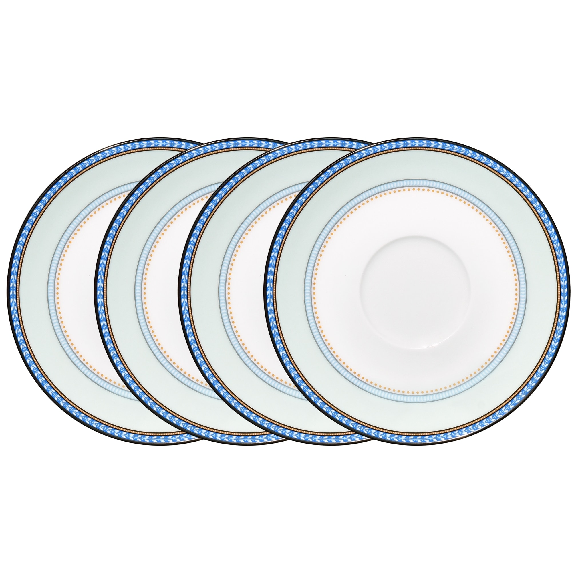 Noritake Menorca Palace Set Of 4 Saucers, 6