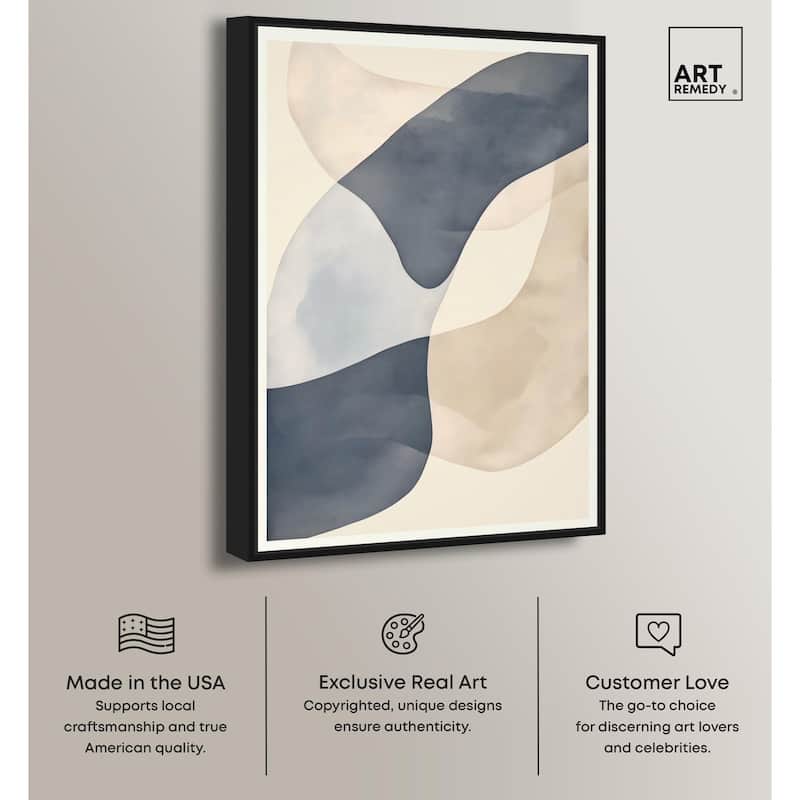 Ovals Canvas by Art Remedy