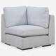 preview thumbnail 1 of 1, Uttermost Refuge Cloud Blue Corner Sofa - 30"Hx 37.5"Wx 37.5 "D