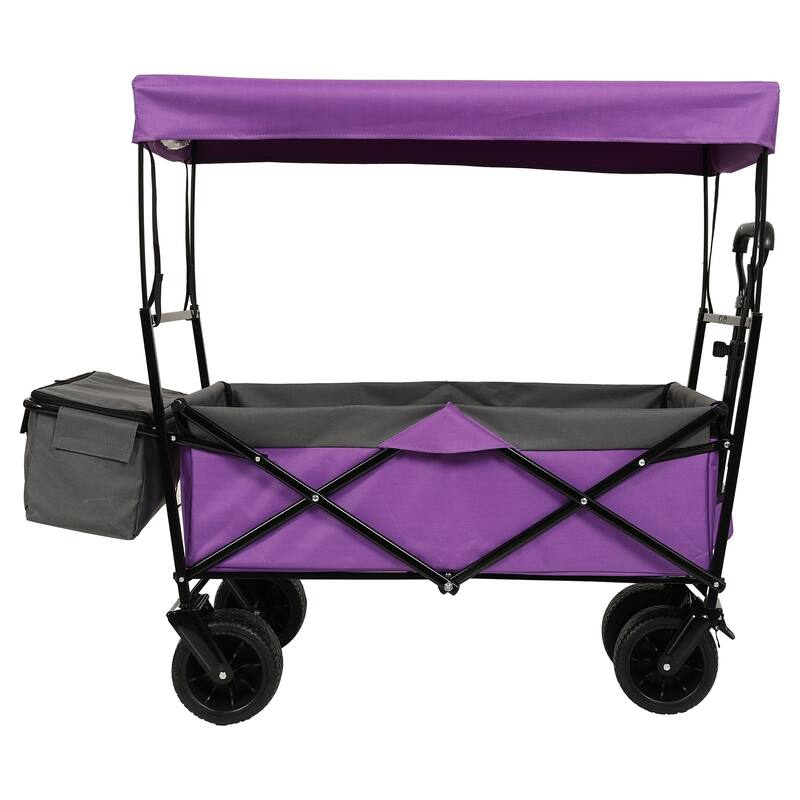480 lb Folding Wagon Stroller with Canopy & Mosquito Net