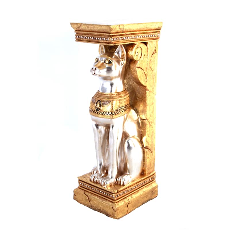 Egyptian Cat Pedestal