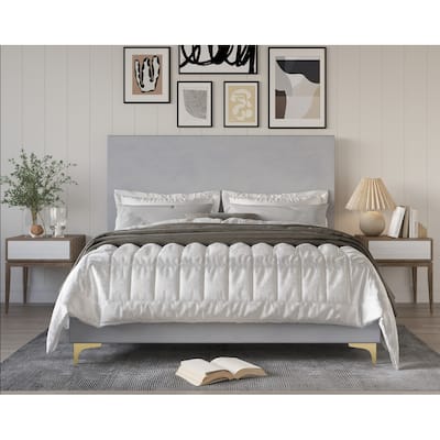 Andes Upholstered Panel Bed