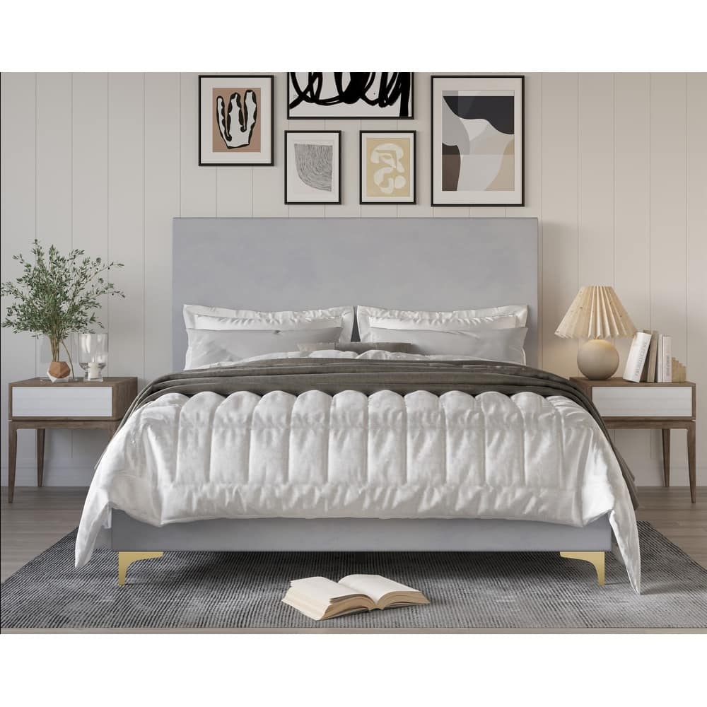 Andes Upholstered Panel Bed