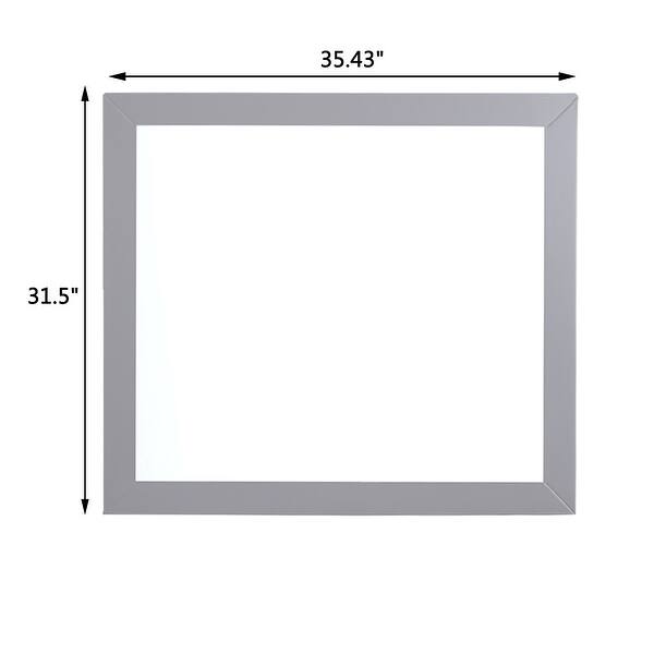 dimension image slide 2 of 5, DORNBERG 36 Inch Bathroom Vanity Mirror Makeup Mirror