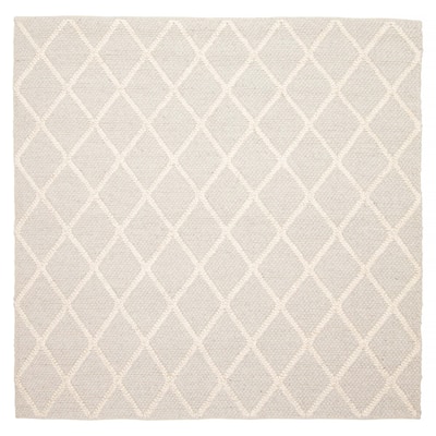 ECARPETGALLERY Braid weave Sienna Grey Wool Rug - 5'11 x 6'1