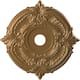 3 1/2" Inside Diameter - Attica Thermoformed PVC Ceiling Medallion - 22" Outside Diameter - Metallic Gold Rush