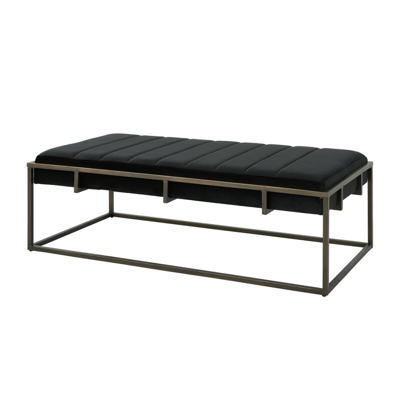 Modern Bench with Tufted Cushionon,Space-Saving Solution for Apartments