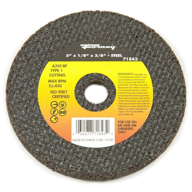 Forney Cut-Off Wheel 14 /"X3//32 /"X1 /"
