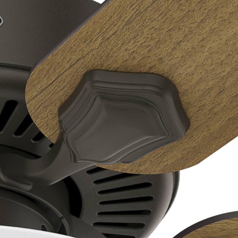 Hunter 44" Swanson Ceiling Fan with LED Light Kit & Pull Chain - Casual Traditional - 4 Speed DC Motor - ENERGY STAR!