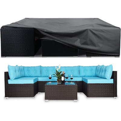 Patio Furniture Cover Heavy Fabric Waterproof UV Resistant