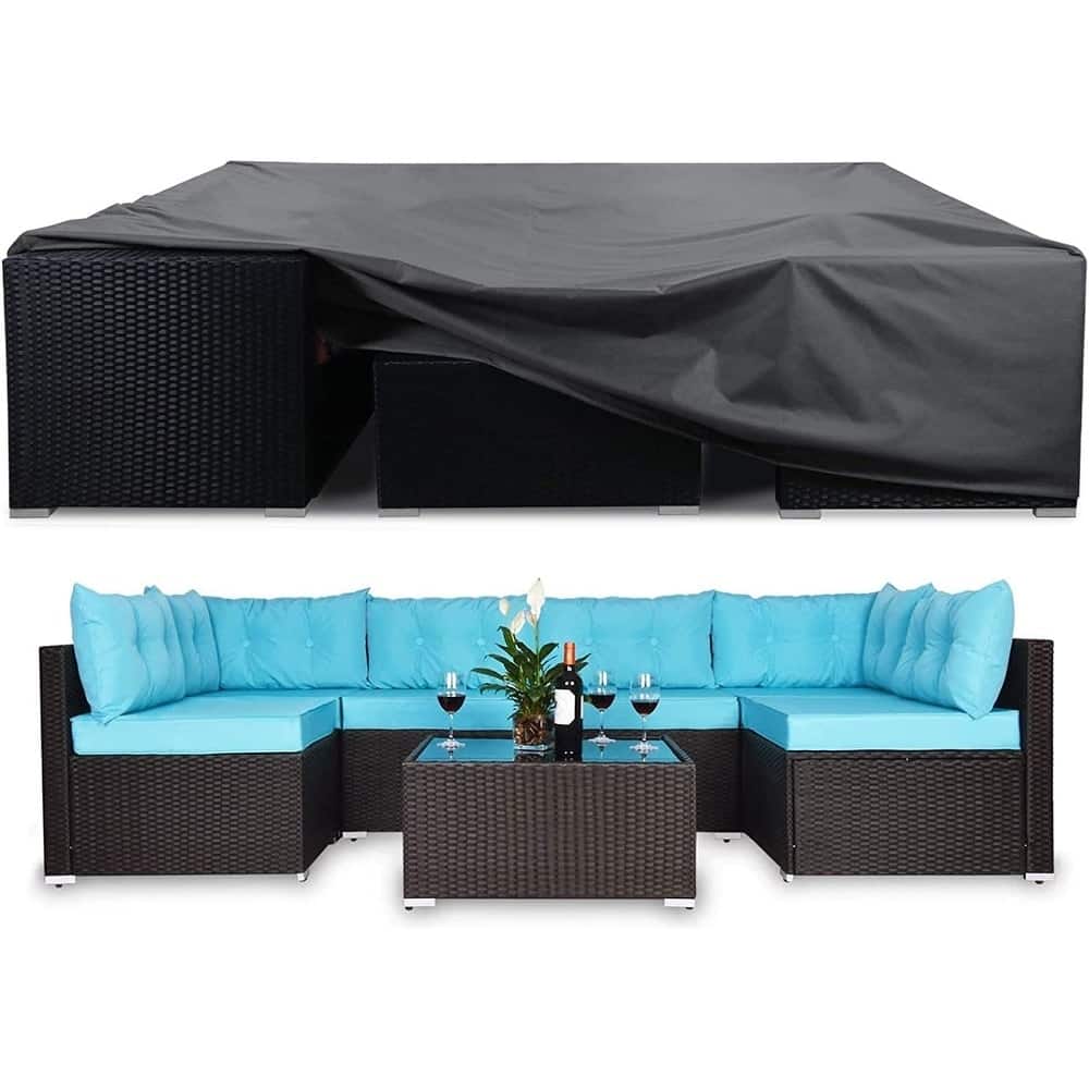 Patio Furniture Cover Heavy Fabric Waterproof UV Resistant