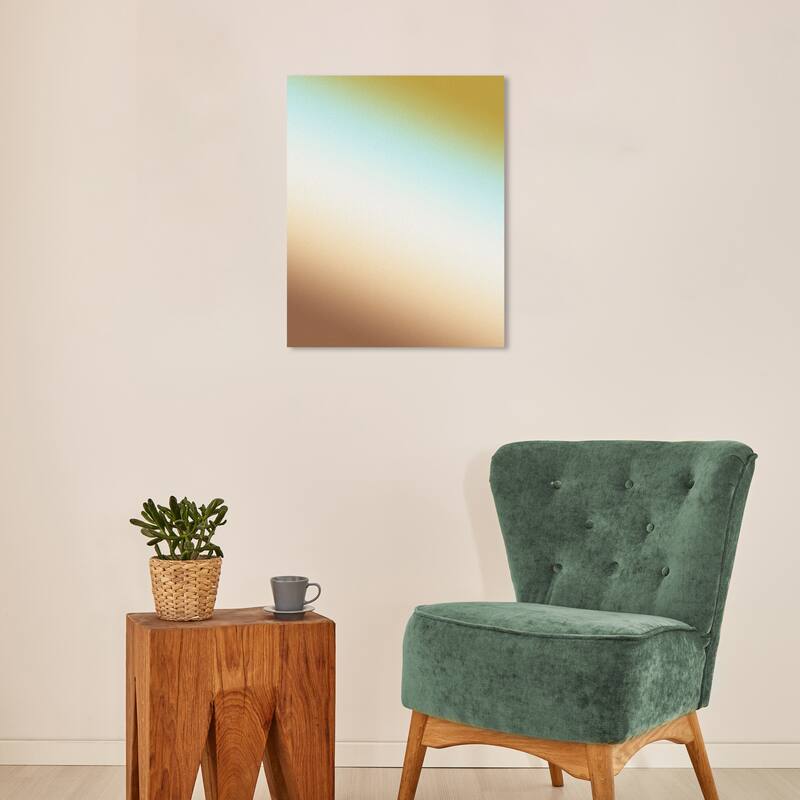 Wynwood Studio Canvas Abstract Bright Day Gradient Brown Modern & Contemporary Wall Art Canvas Print - 16 x 20