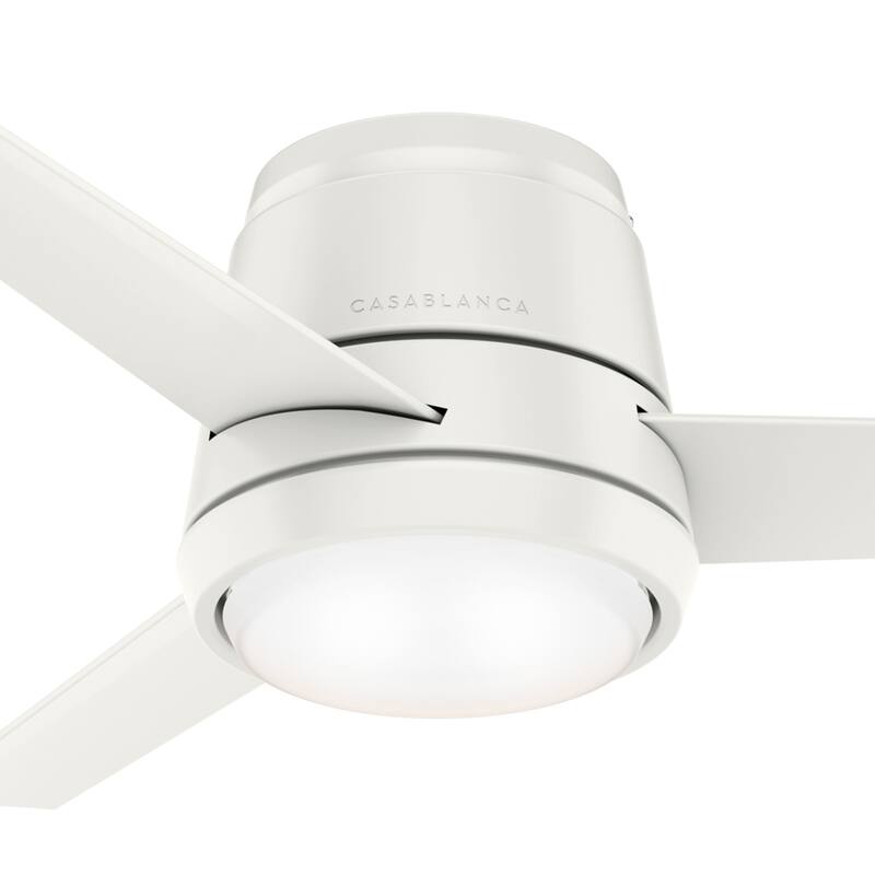 Casablanca 44" Commodus Low Profile Ceiling Fan with LED Light Kit and Wall Control - Modern & Contemporary, Transitional