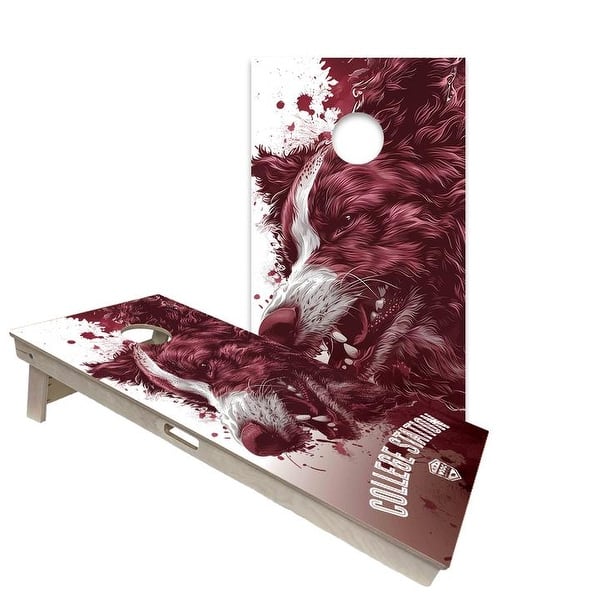 slide 2 of 6, Texas A&M Aggies Regulation 2x4 Cornhole Board Set All-Weather - Include Carrying Case