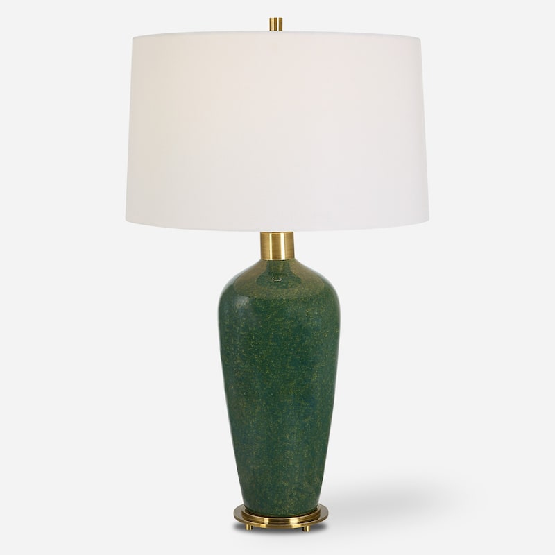 Mottled Ceramic Base Table Lamp - 29"