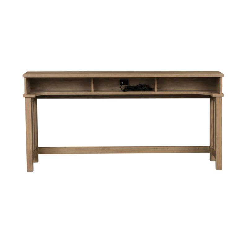 Liberty Furniture Sun Valley Sandstone Console Bar Table Charging Station
