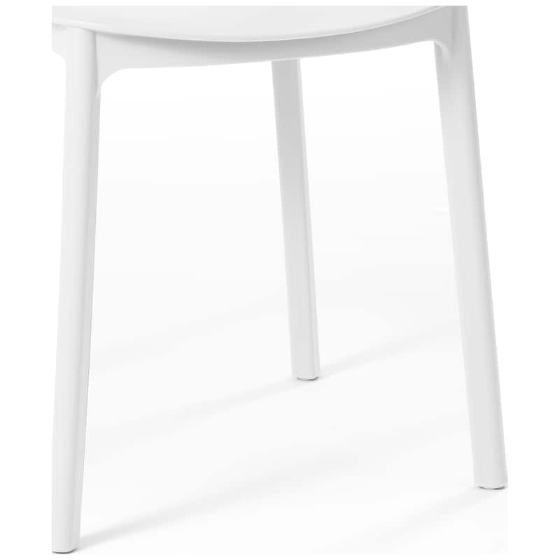 Frond and Form Outdoor Patio Stacking Dining Side Chair (Set of 2)