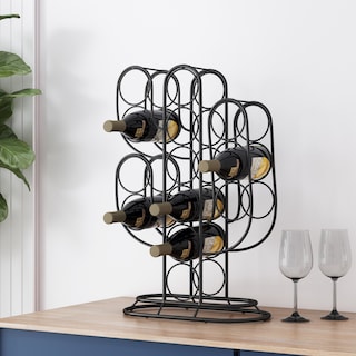 Ferrat  13 Bottle Tabletop Cactus Wine Rack by Christopher Knight Home