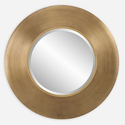 Uttermost Contessa Round Gold Mirror - 29.5"W x 29.5"H x 3.75"D
