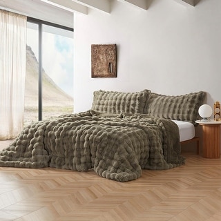 Snowball® Chunky Bunny - Coma Inducer® Oversized Comforter Set - Olive Earth