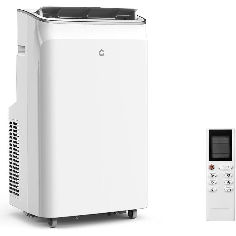 12000 BTU Portable Air Conditioners Cools Up to 550 Sq.Ft, 3-In-1 Portable AC Unit - White