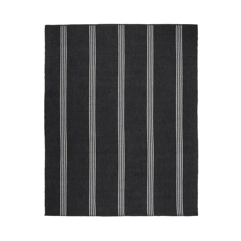 Villa by Classic Home Sorrento Handwoven Performance Stripe Fabric Rug