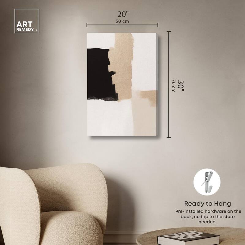 Earth and Ink IV Canvas by Art Remedy, Gallery Wrapped