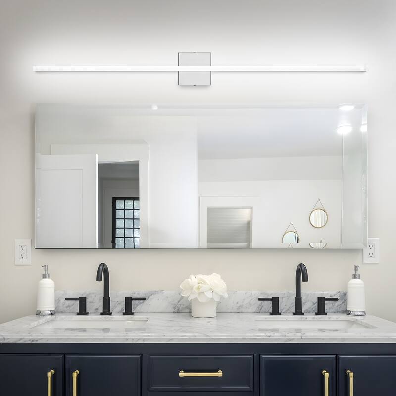 Modern Bathroom Vanity Light Mirror Makeup Front LED Lamp Waterproof