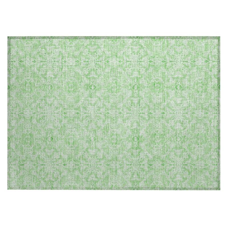 Machine Washable Indoor/ Outdoor Chantille Traditional Medallions Rug