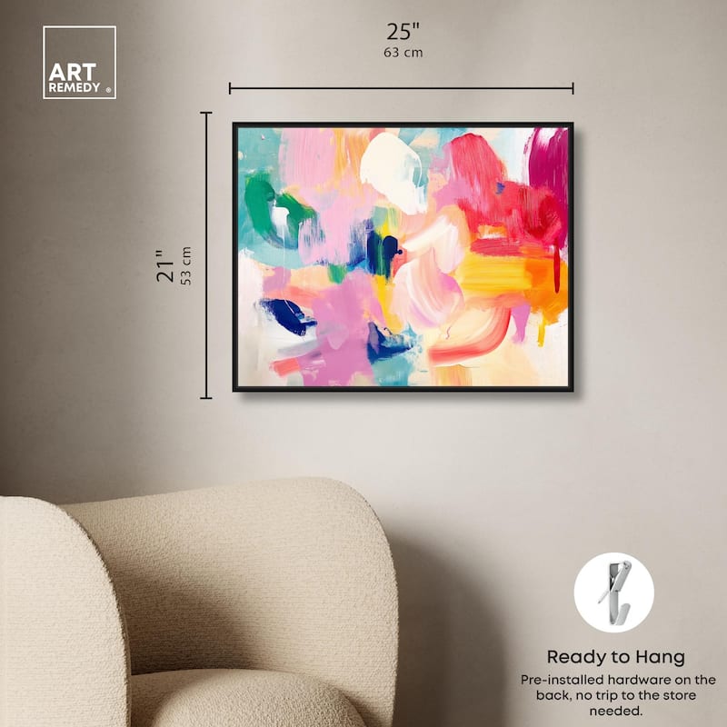 Pigment Play I Canvas by Art Remedy