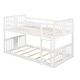 preview thumbnail 19 of 24, Low Bunk Design Twin over Twin Bunk Bed with Ladder