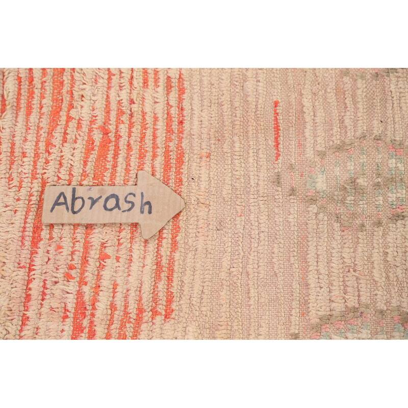 Clearance Antique Tribal Moroccan Oriental Runner Rug Wool Handmade - 3'5" x 9'4"