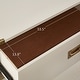 preview thumbnail 7 of 23, Kedric 5-Drawer Gold Accent Chest by iNSPIRE Q Bold