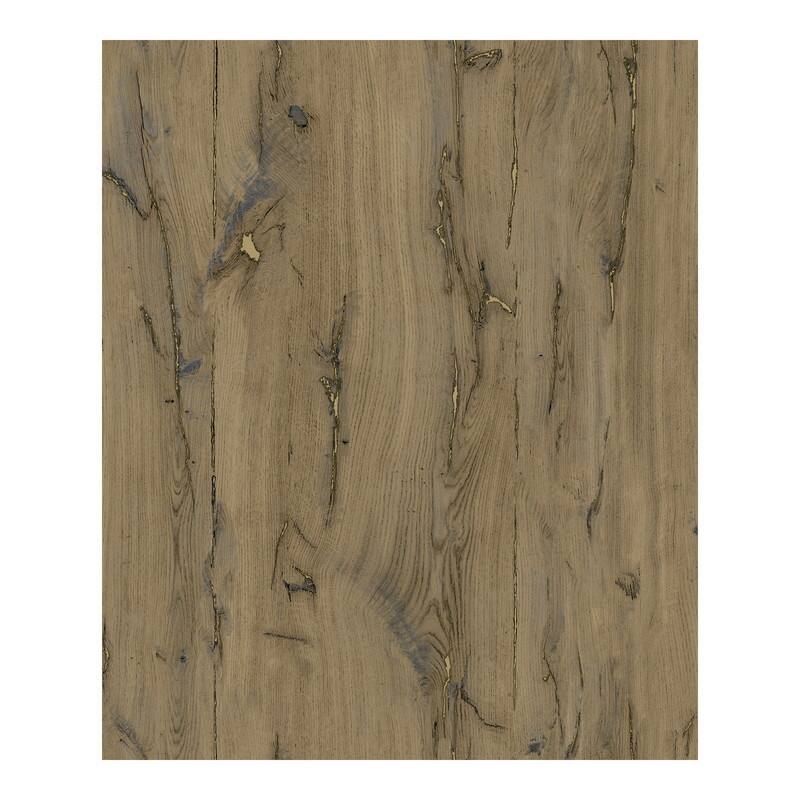 Advantage Jackson Light Brown Wooden Plank Wallpaper - 20.9 x 396 x 0.025