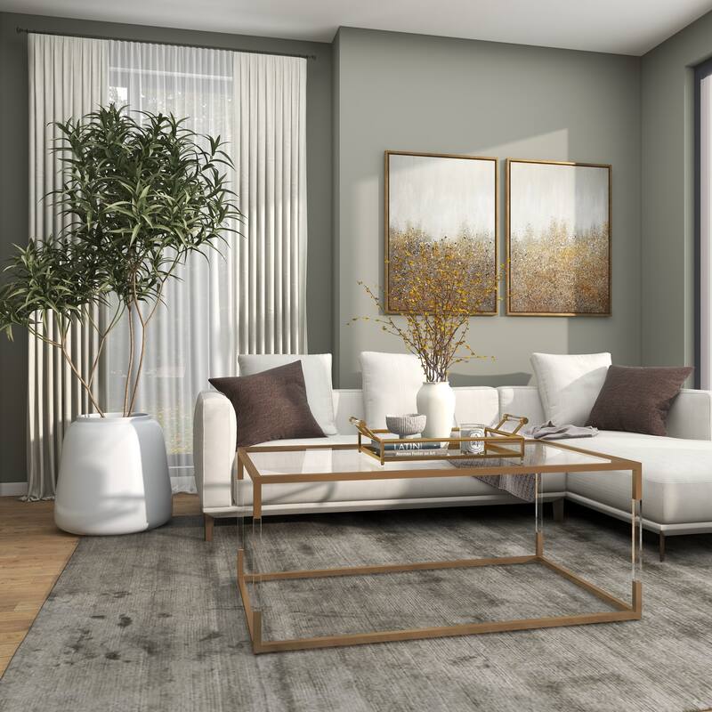 White Resin Short Wide Round Floor Decorative Vase