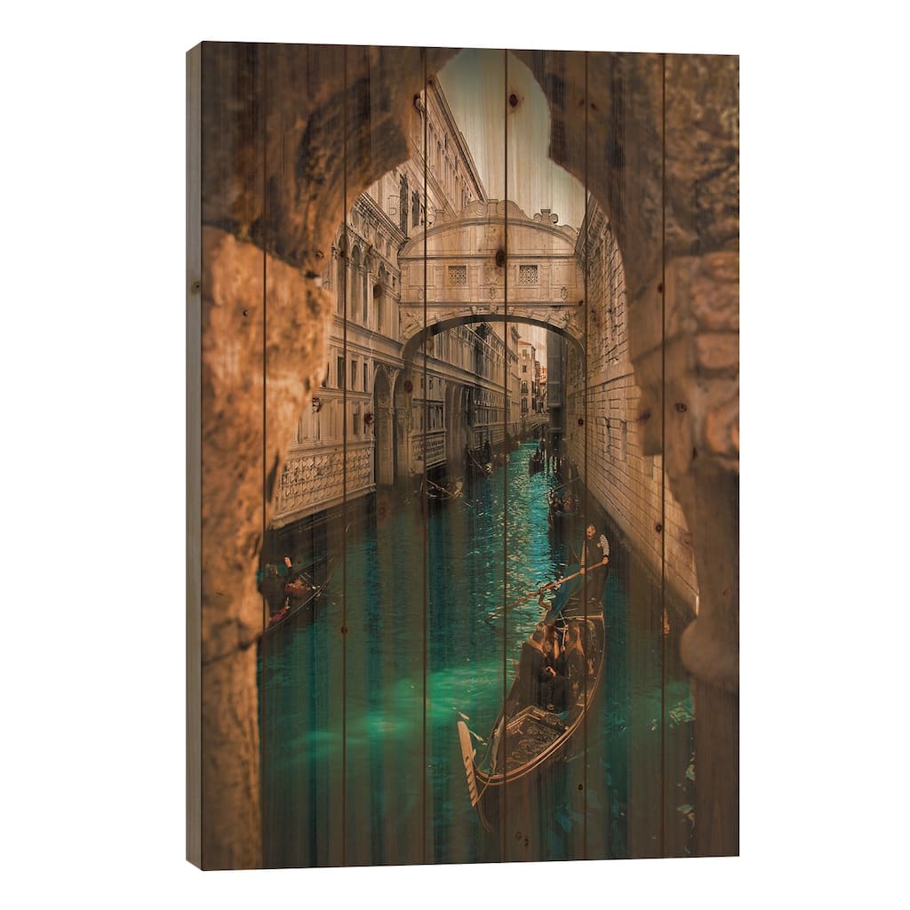 Sospiri II Print On Wood by Enzo Romano - Multi-Color