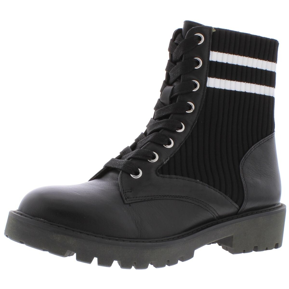 Steve Madden Womens Hills Combat Boots