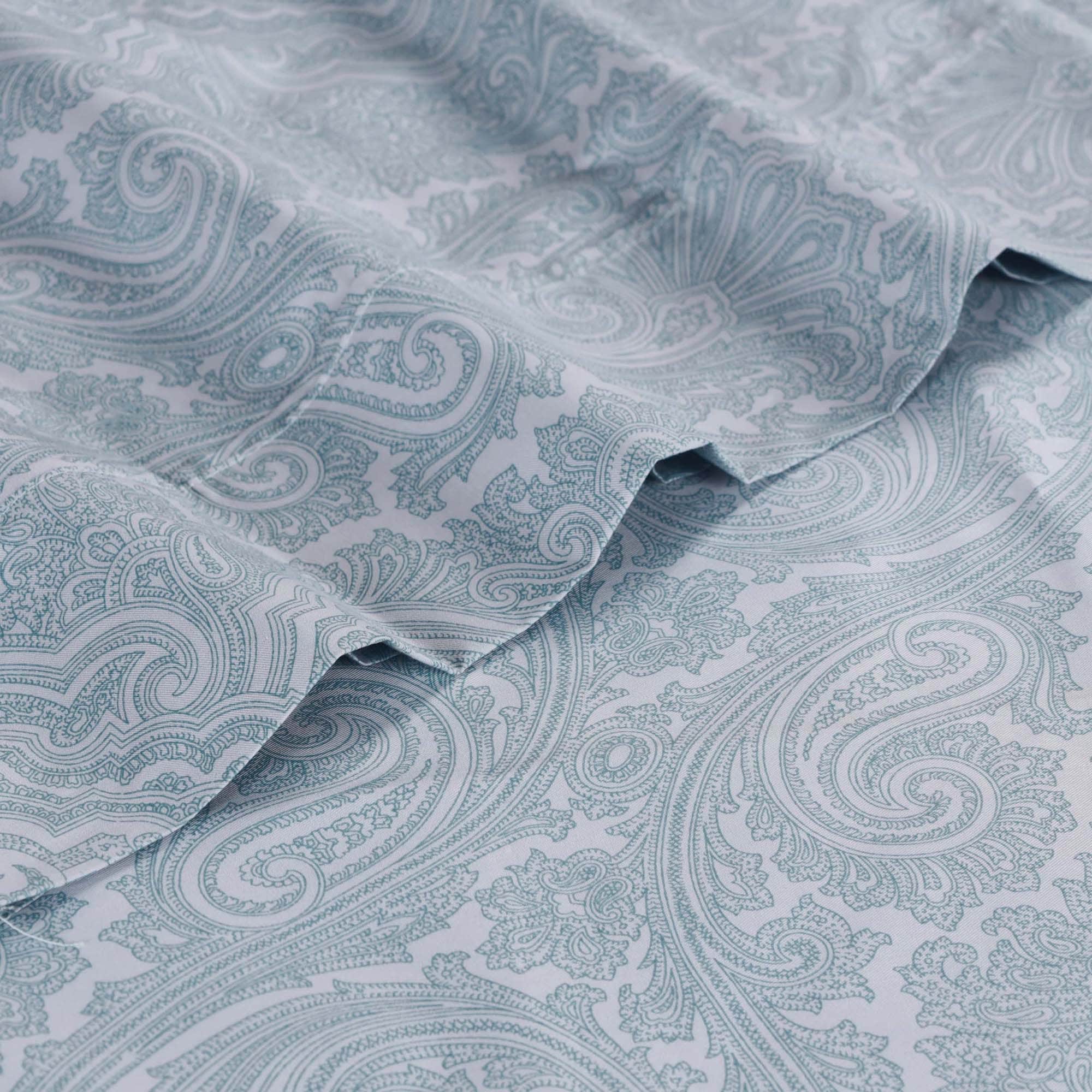 Superior Italian Paisley Cotton Blend 600 Thread Count Bed - Picture 8 of 45
