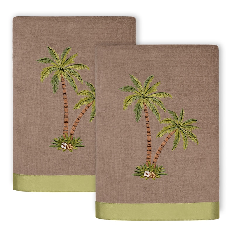 Authentic Hotel and Spa Turkish Cotton Palmera 2 PC Hand Towel Set