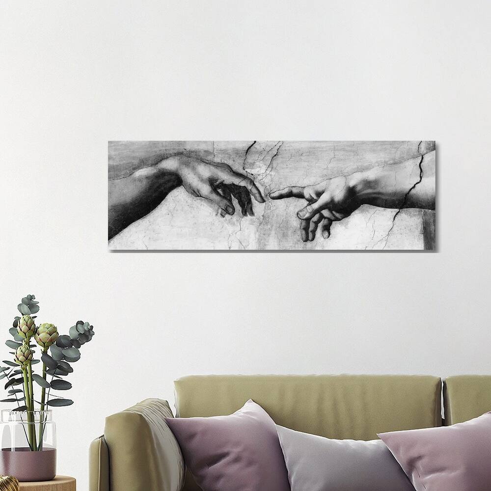 iCanvas "The Creation of Adam V" by Michelangelo Canvas Print