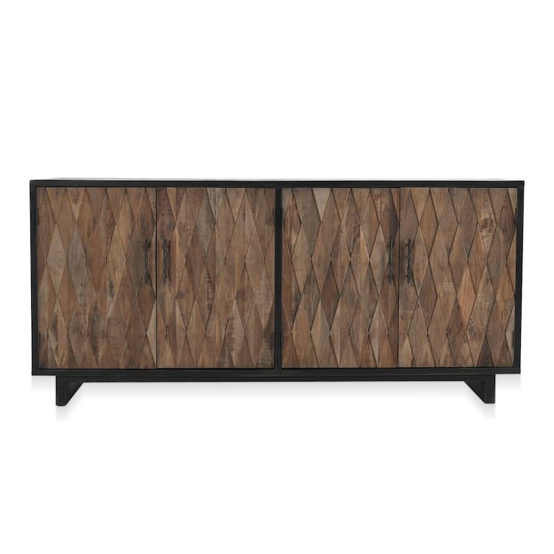 Anton 4-Door Sideboard Buffet by Kosas Home - 78Wx18Dx36H