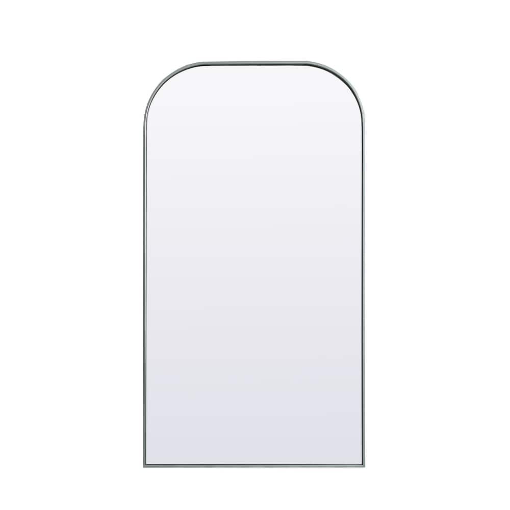 Indigo Home Metal Frame Arch Full Length Mirror 35x66 Inch