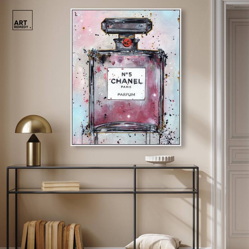 Doll Memories - Abstract Perfume Canvas by Art Remedy