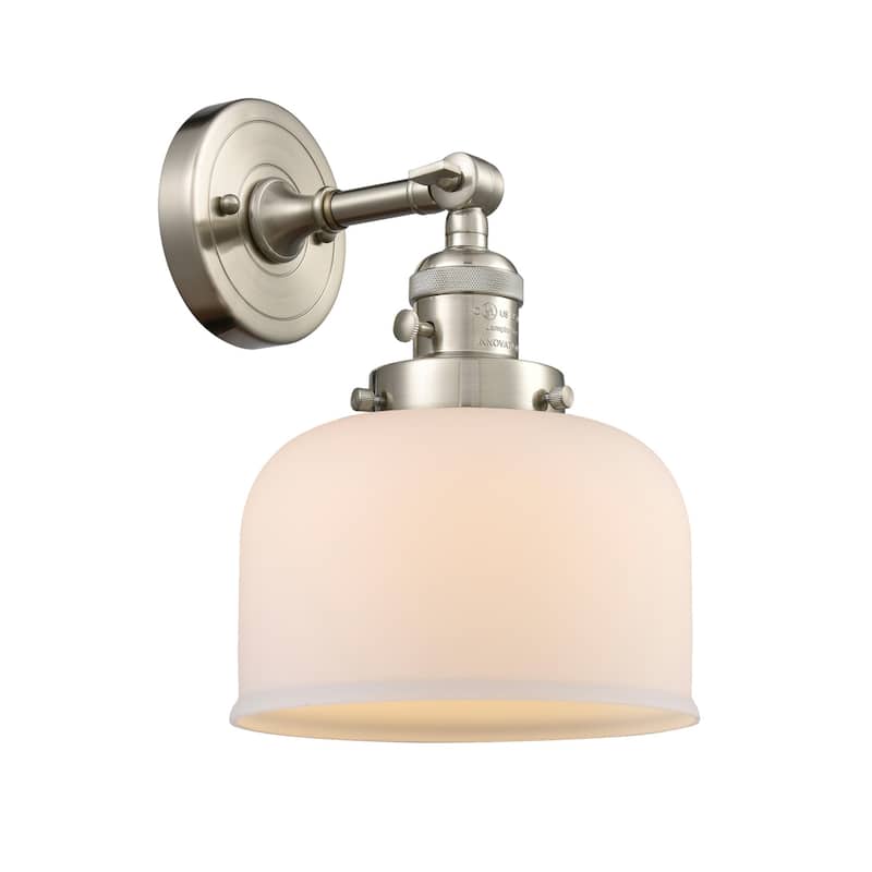 Innovations Lighting Large Bell Single Light 12" Tall Bathroom Sconce