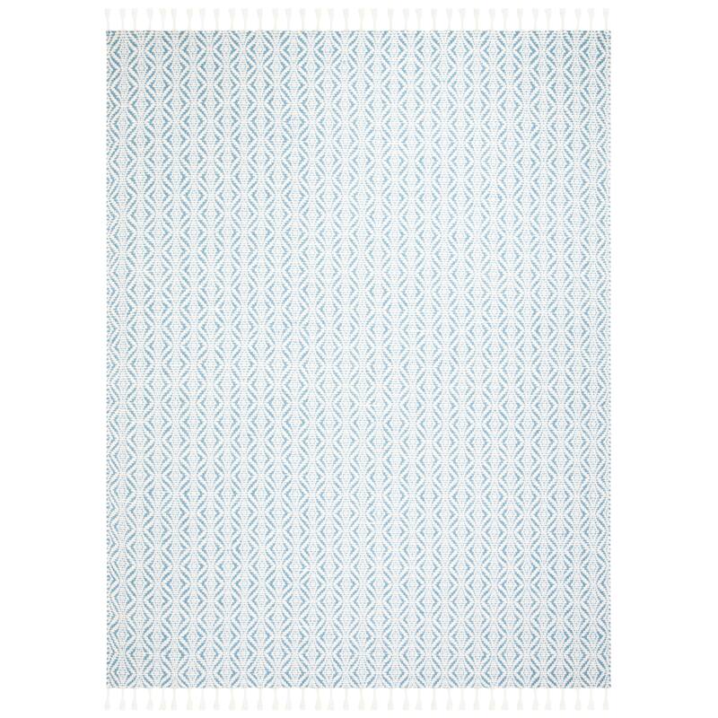 SAFAVIEH Handmade Natura Sejla Transitional Geometric Beige Wool Rug