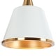 preview thumbnail 4 of 9, Nisa Mid-century Modern 4-Light Gold Bathroom Vanity Light Metal Wall Sconces - L 29.1"* W 7.9"* H 9"