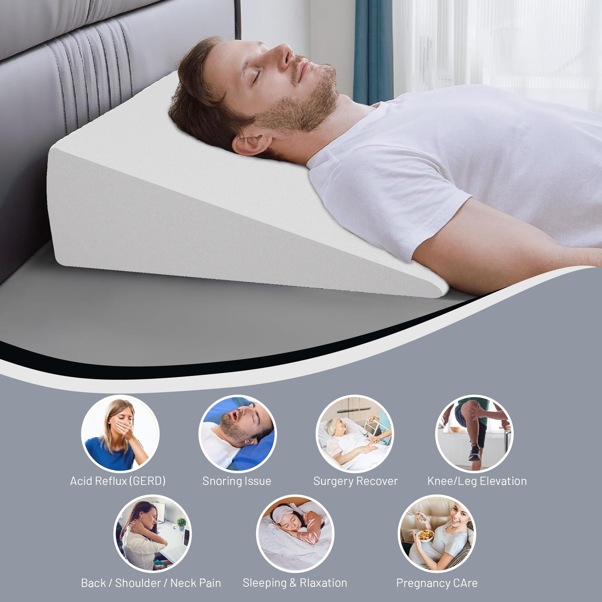 Incline sleeping pillow online