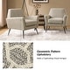 preview thumbnail 4 of 9, Silas Modern Armchair with Metal Legs by HULALA HOME